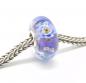 Preview: Violet Blue Flower Monroe - Elfbeads Glass - live photo